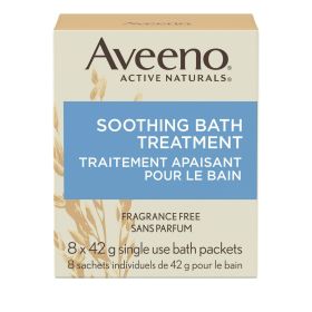 Aveeno Soothing Bath Soak for Eczema, Natural Colloidal Oatmeal, 8 Ct