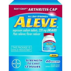 Aleve Soft Grip Arthritis Gelcaps, 40 ea