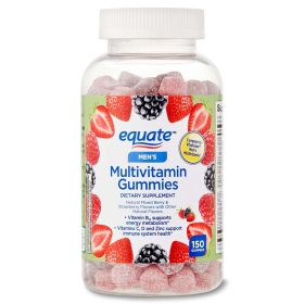 Equate Men's Multivitamin Gummies Dietary Supplement;  150 Count