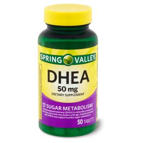 Spring Valley DHEA Tablets;  50 mg;  50 Count