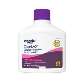 Equate Polyethylene Glycol 3350 Unflavored Powder for Solution;  45 Doses