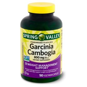 Spring Valley Garcinia Cambogia Dietary Supplement;  800 mg;  180 Count