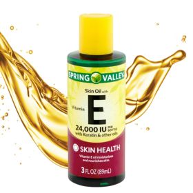Spring Valley Skin Oil with Vitamin E;  24000 IU;  3 fl oz