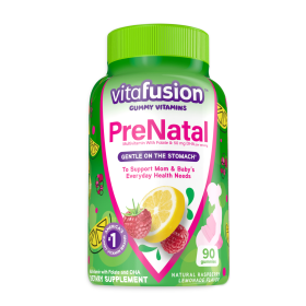 Vitafusion PreNatal Gummy Vitamins;  Raspberry Lemonade Flavored;  90 Count