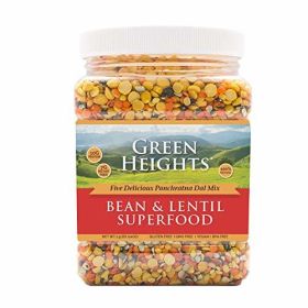 Bean & Lentil Superfood Mix 24 Ounce / 680 Grams Jar (16+ Servings) - Proudly Made in America - Healthy Nourishing Essentials by Green Heights 24 oz