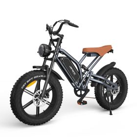 JANSNO X50P Electric Bike with a Powerful 750W Brushless Motor, Long-Lasting 48 12 8A Battery. 20 inch Fat Tires, 7-Speed