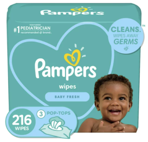 Pampers Baby Wipes Baby Fresh;  216 Count