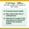 Nature's Bounty Calcium 600 + Vitamin D3 Tablets;  600 mg;  250 Count