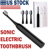 Rechargeable Sonic Electric Toothbrush Brush Heads Toothbrushes for Adults Kids XH
