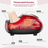 Shiatsu Foot Massager with Heat Kneading Rolling Scraping Air Compression