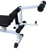 Weight Bench with Weight Rack; Barbell and Dumbbell Set 264.6 lb
