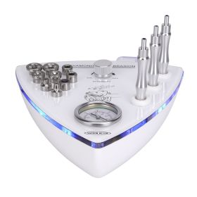 Diamond Miniature Dermabrasion Instrument Blackhead Removal Device Cutin Skinning Machine (Option: White-220V UK)