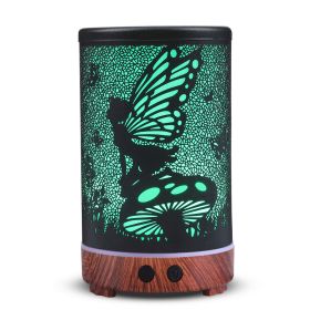 Household Flower Fairy Iron Art Hollow Aroma Diffuser (Option: Colorful-UK)