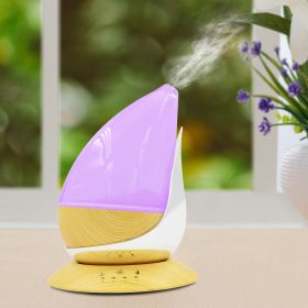 Creative Water Drop Aroma Diffuser Home Ultra-quiet (Option: Purple-UK)