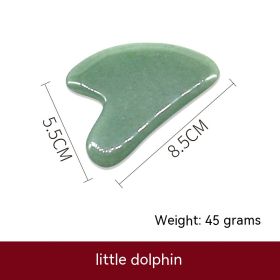 Natural Aventurine Scrapping Plate (Option: Little Dolphin)