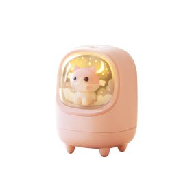 Mini Cute Mute Portable Humidifier (Option: Pink-Charging version)
