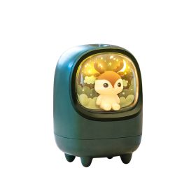 Mini Cute Mute Portable Humidifier (Option: Green-Charging version)