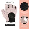 Breathable Fitness Gloves Gym Weightlifting Yoga Bodybuilding Training Sports Thin Non-slip Half Finger Cycling Gloves Equipment