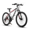 A26299 Rycheer 26 inch Mountain Bike Bicycle for Adults Aluminium Frame Bike Shimano 21-Speed with Disc Brake