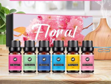 16 Theme Atmosphere Flameless Essential Oil Sets (Option: Flower suit)