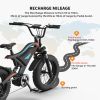 AOSTIRMOTOR Electric Bicycle 500W Motor 26" Fat Tire With 48V/15Ah Li-Battery S18-MINI New style